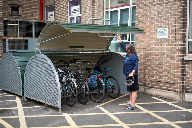 Supporting NHS net zero - enabling staff to cycle to work at Central Health Clinic Bristol